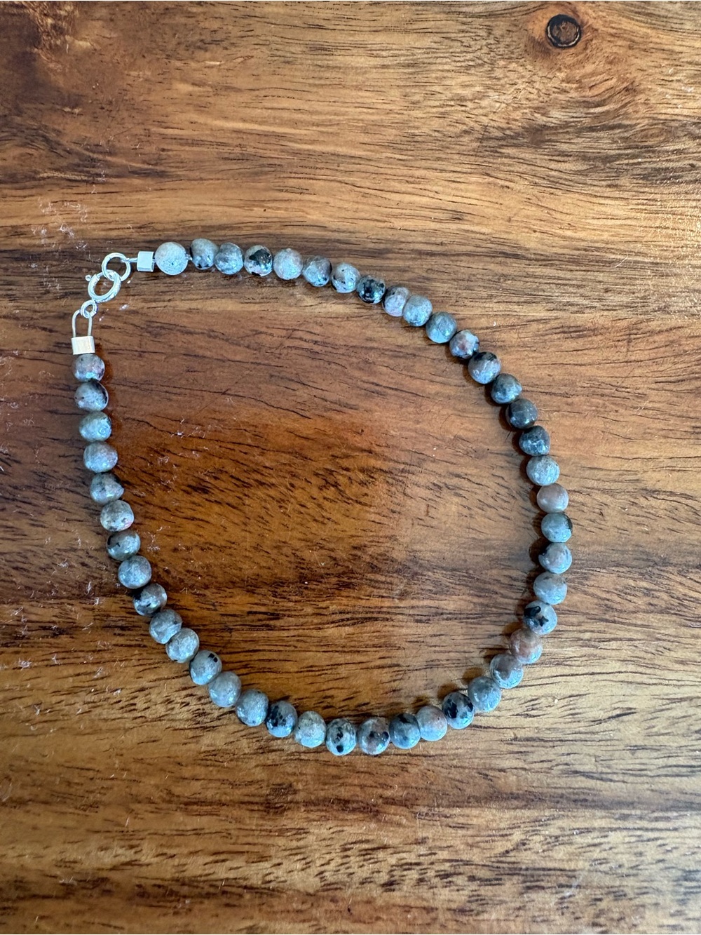 Yooperlite Bracelet with Sterling Silver Clasp